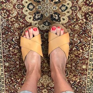 Splendid wooden platform slides